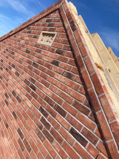 Brick gable detail 